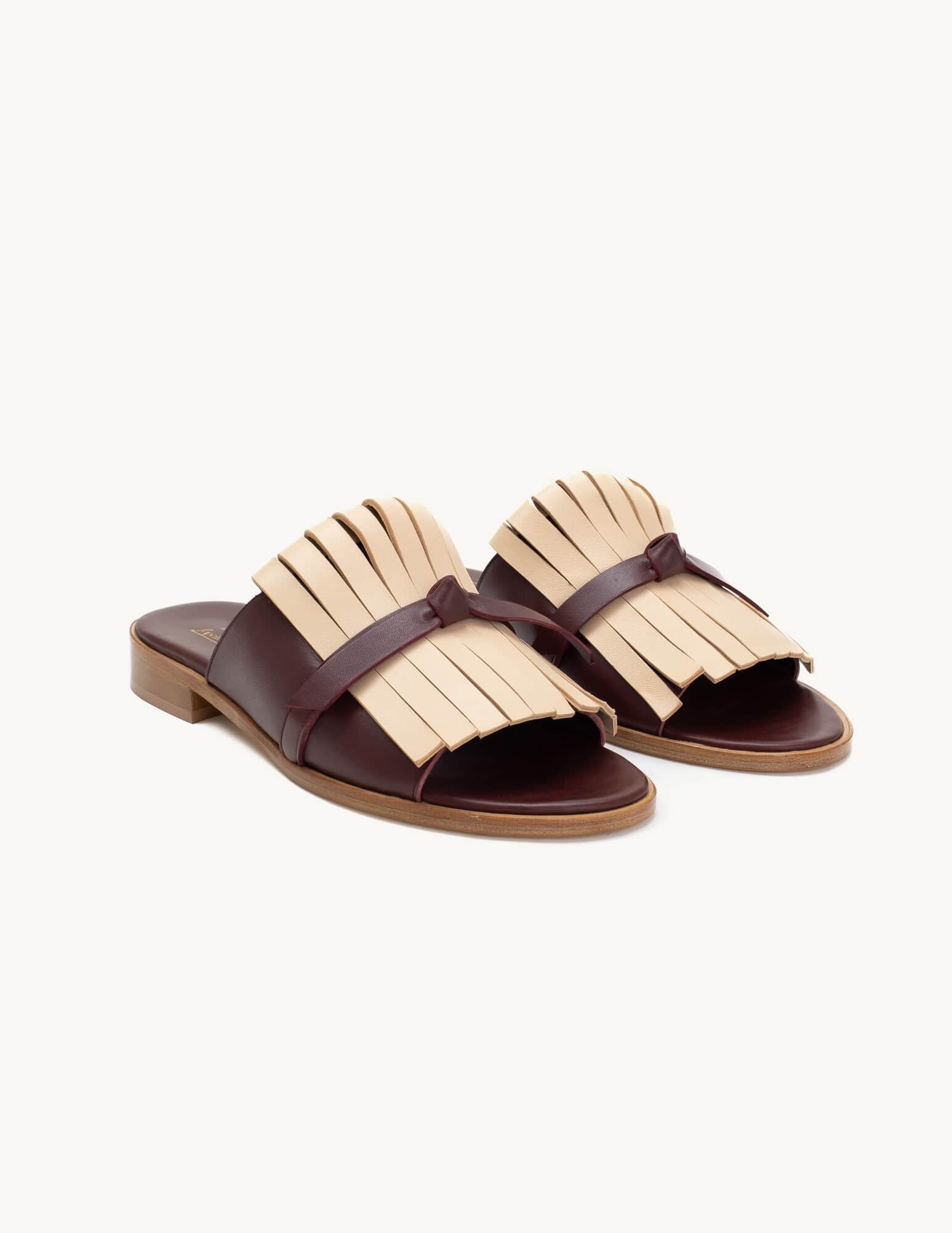 Florence sandal bordeaux