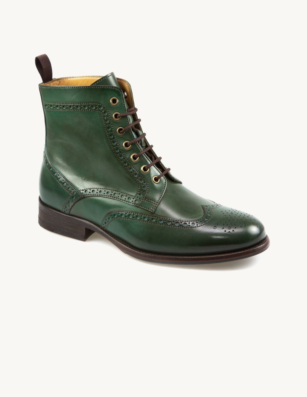 botas em pele para senhora verde