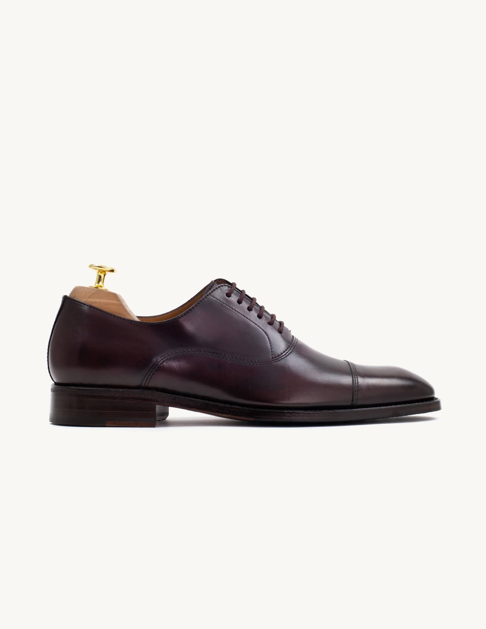Nero Bordeaux Oxford Shoe