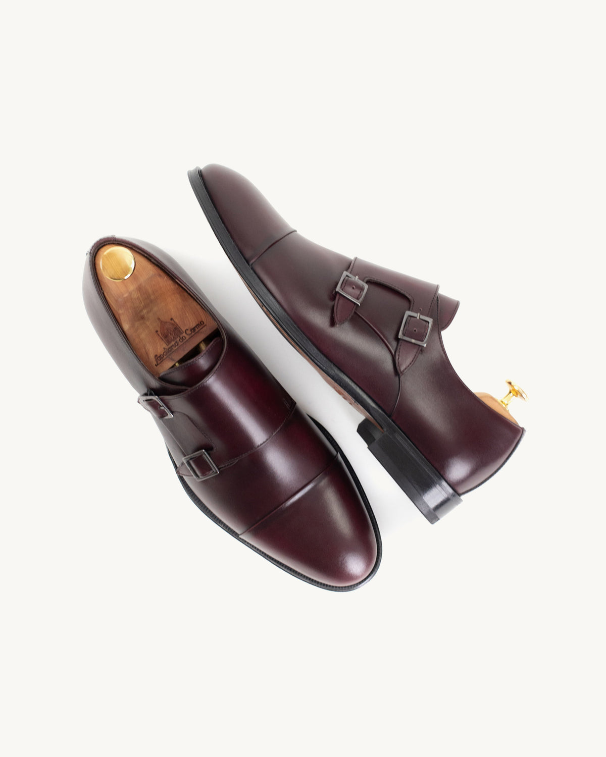Daniel Two-Buckle Brown Shoe