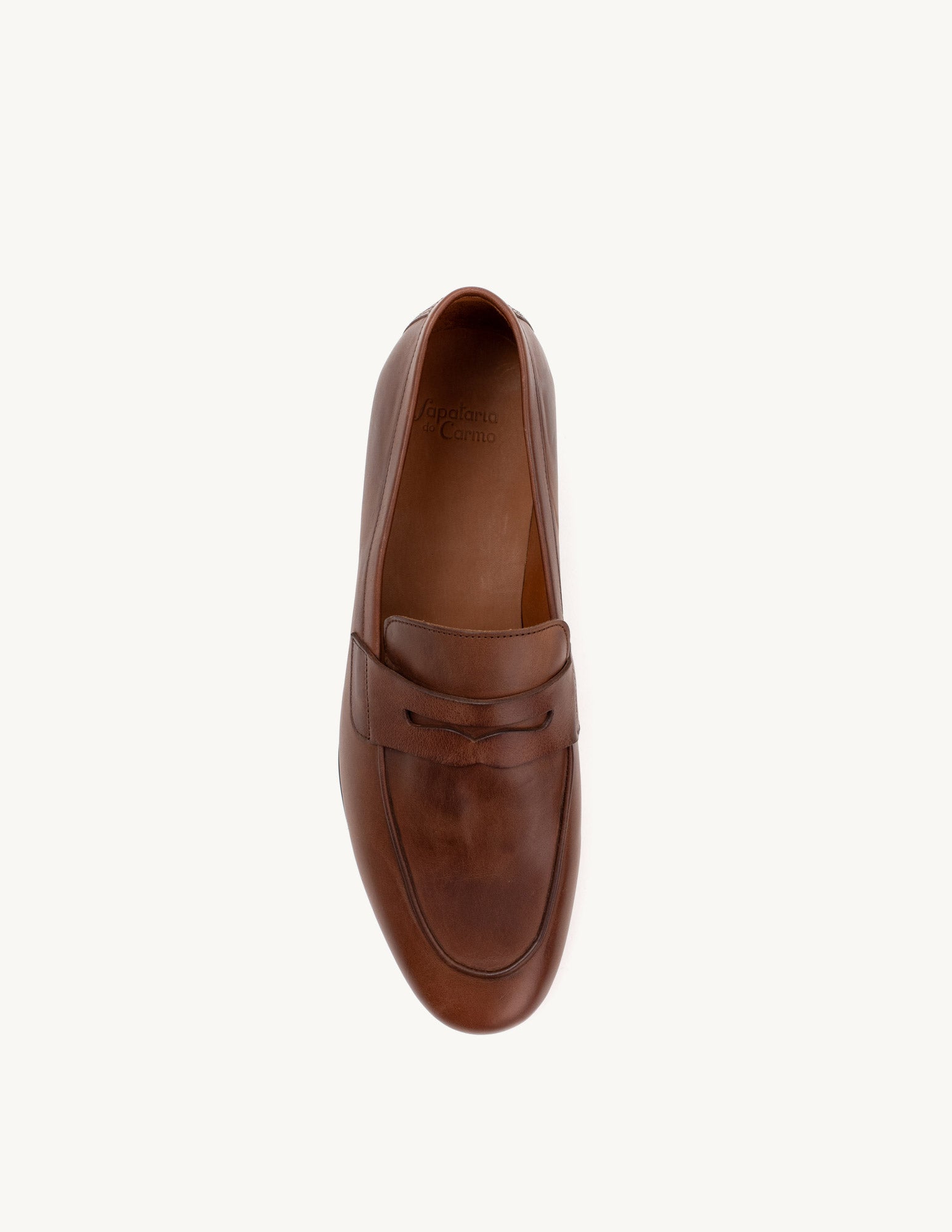 Loafer Nico Castanho em Pele