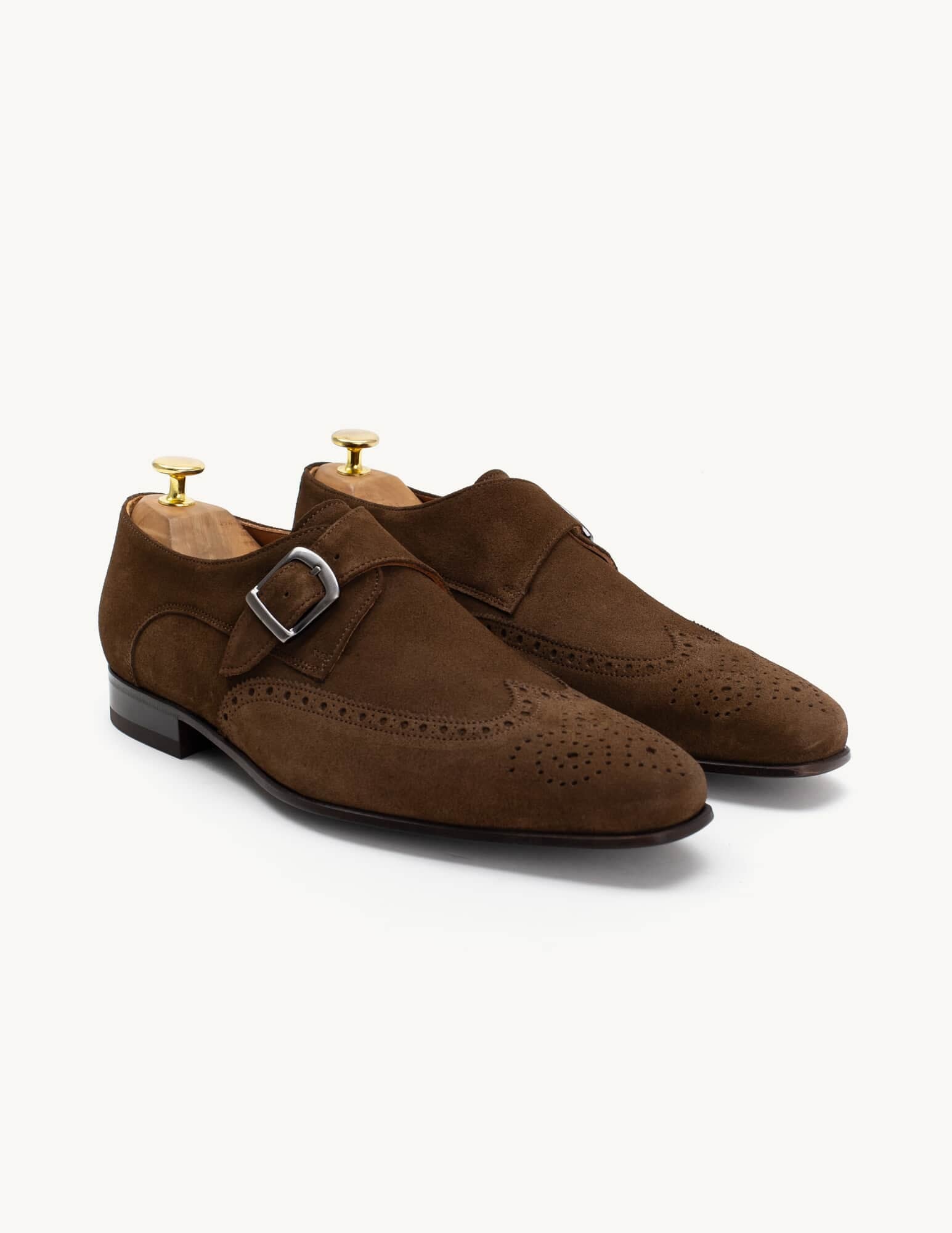 Jaime Brown Suede Buckle Shoe