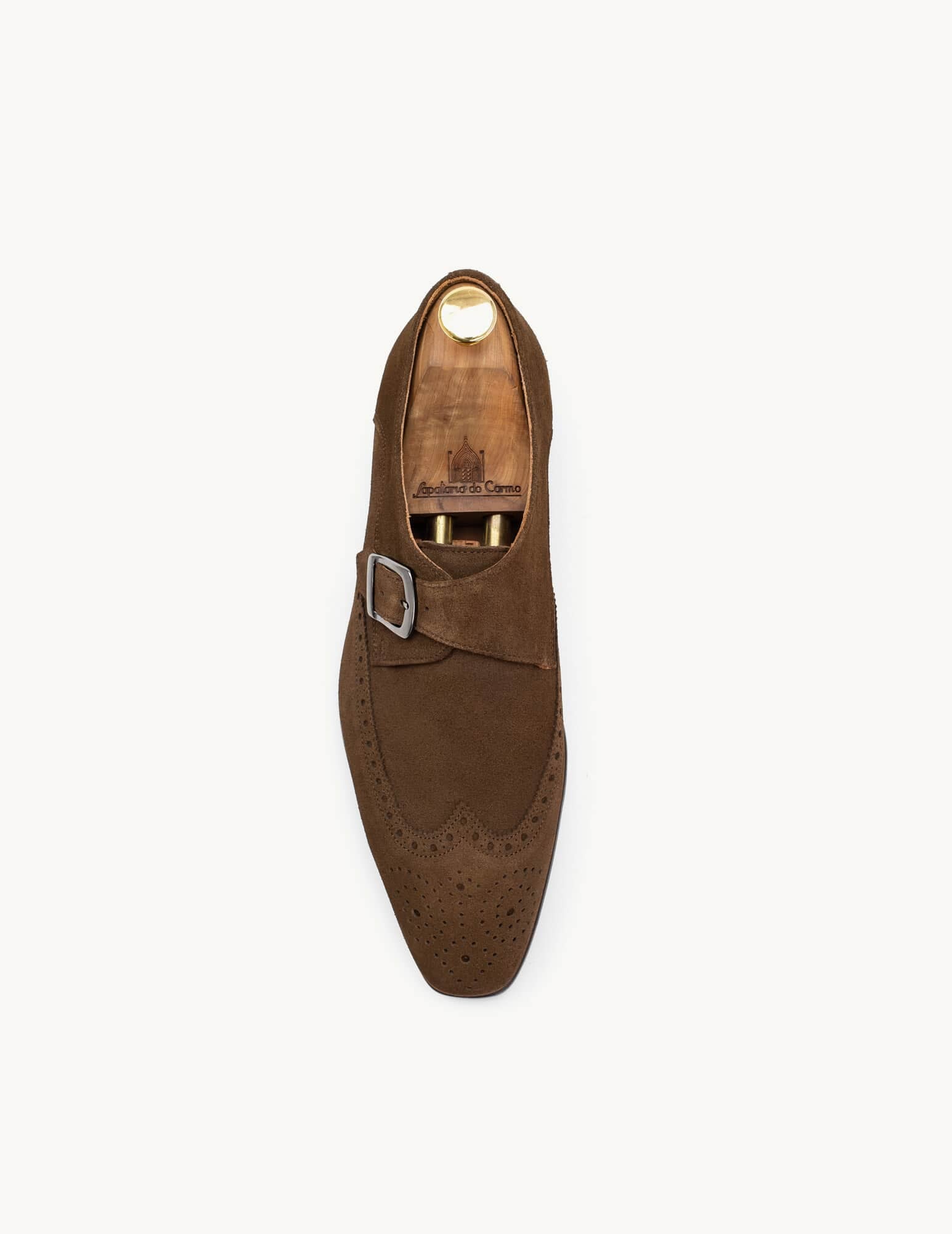 Jaime Brown Suede Buckle Shoe