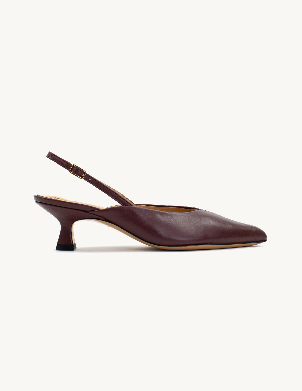 Maia Beige and Bordeaux Slingback