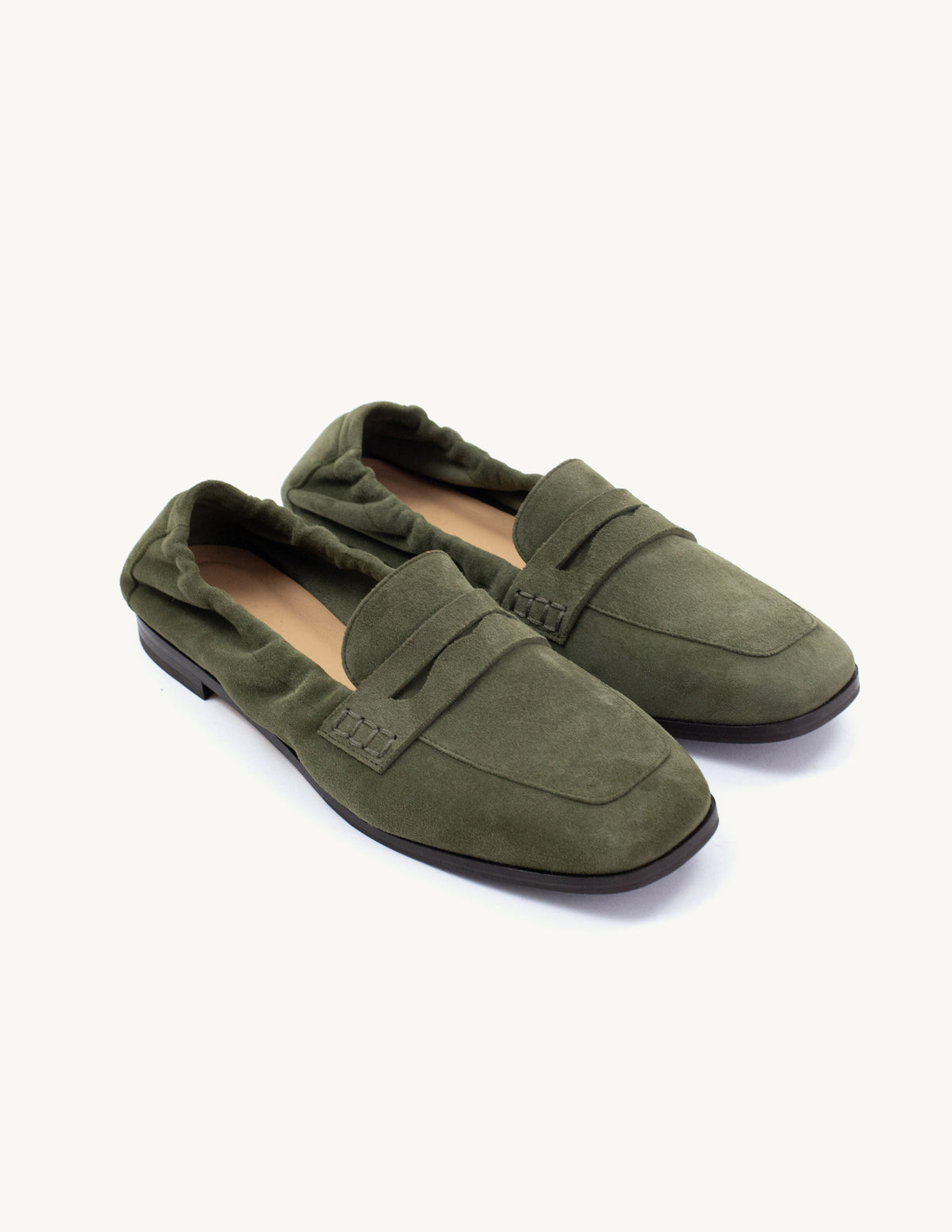 Loafer Cate Verde Camurça