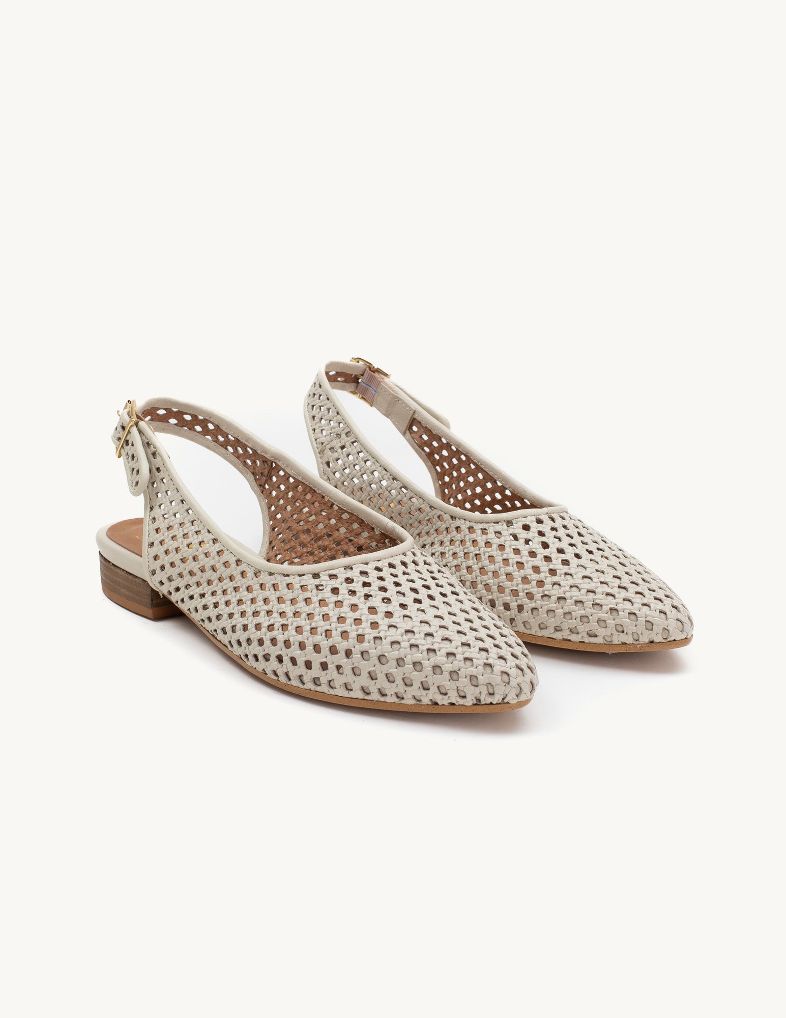 Mary White Sandals