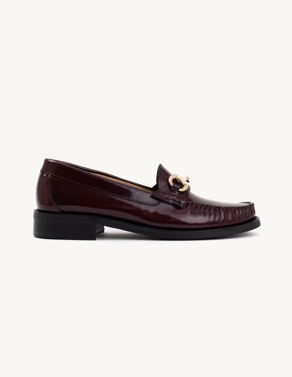 Loafer de fivela em pele polida | Sapataria do Carmo