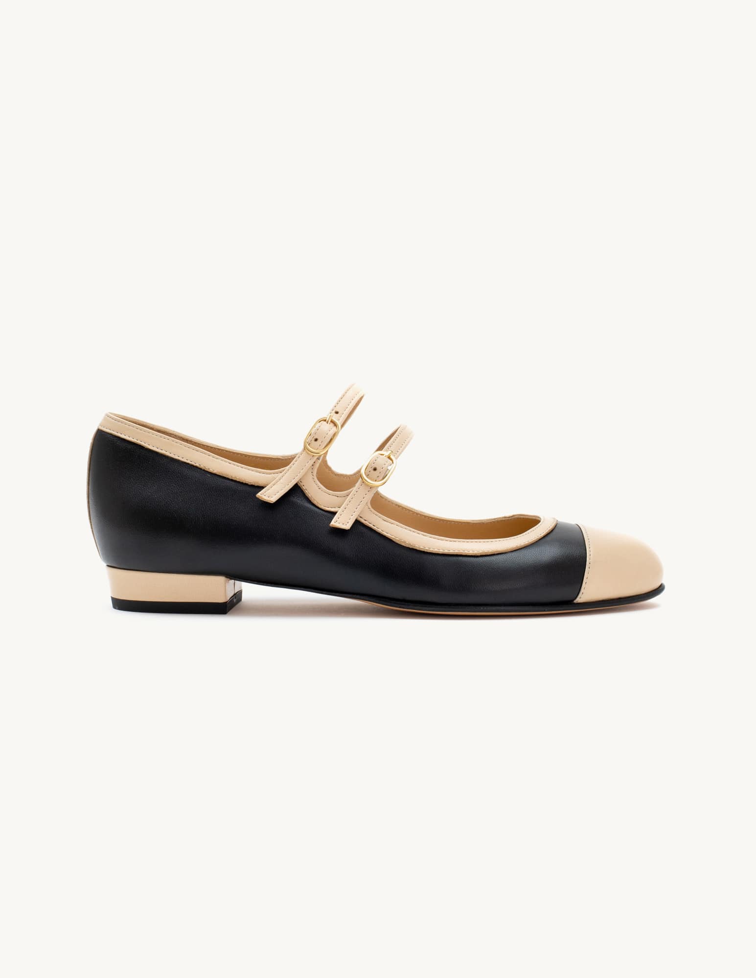 Mary Jane style Black and cream