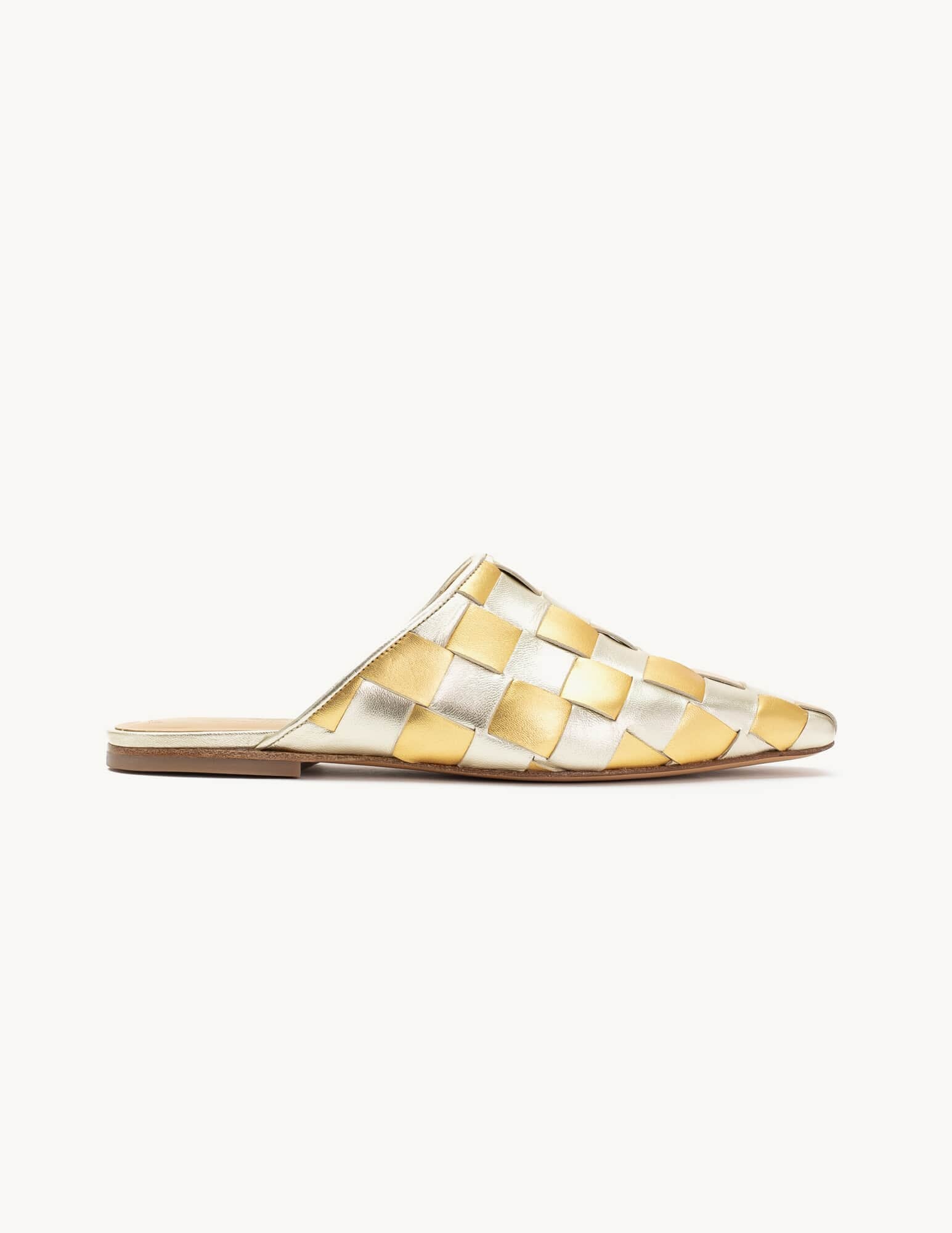 Mule Lola Dourado Prata