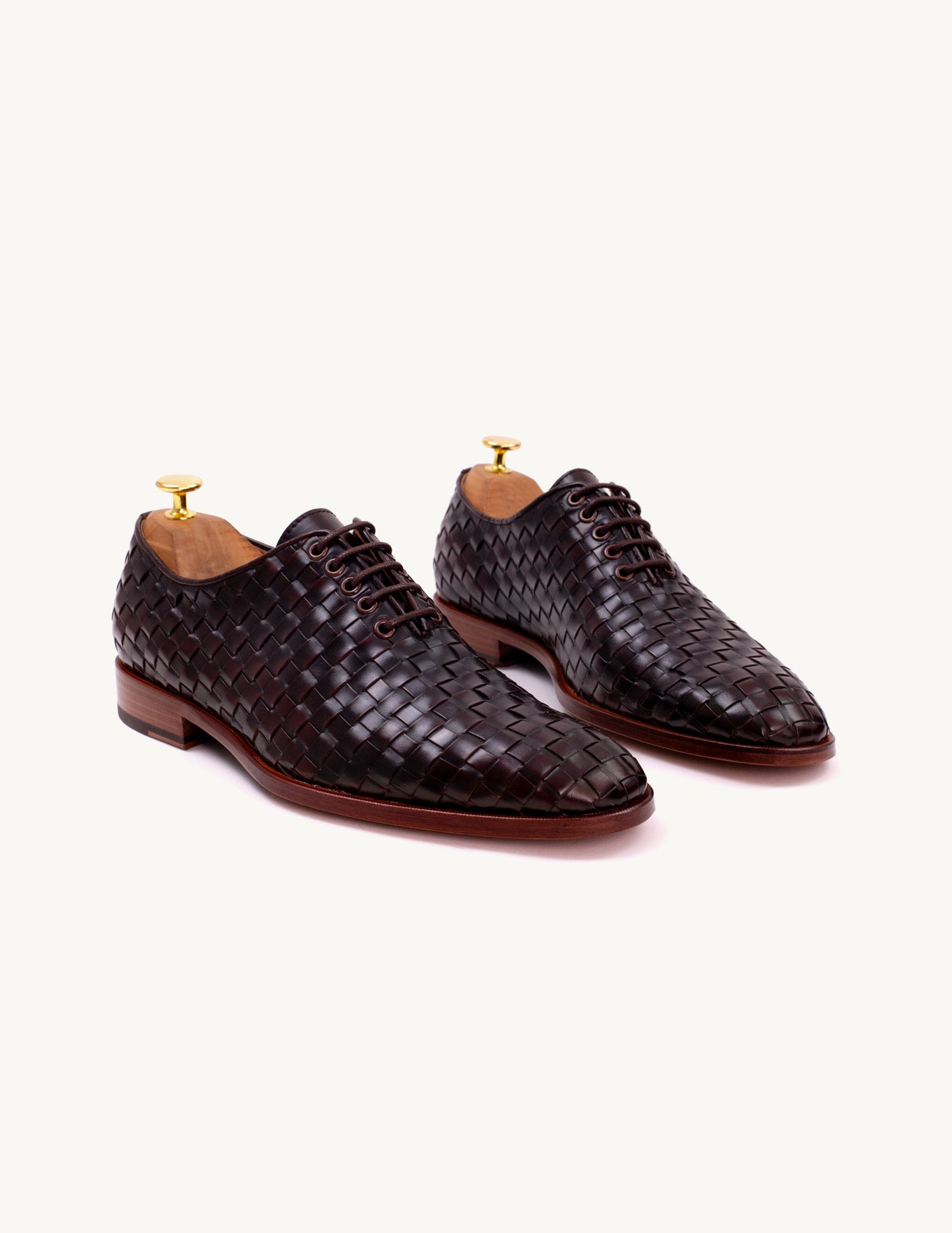 Sapato Oxford Entrancado Paolo Bordeaux