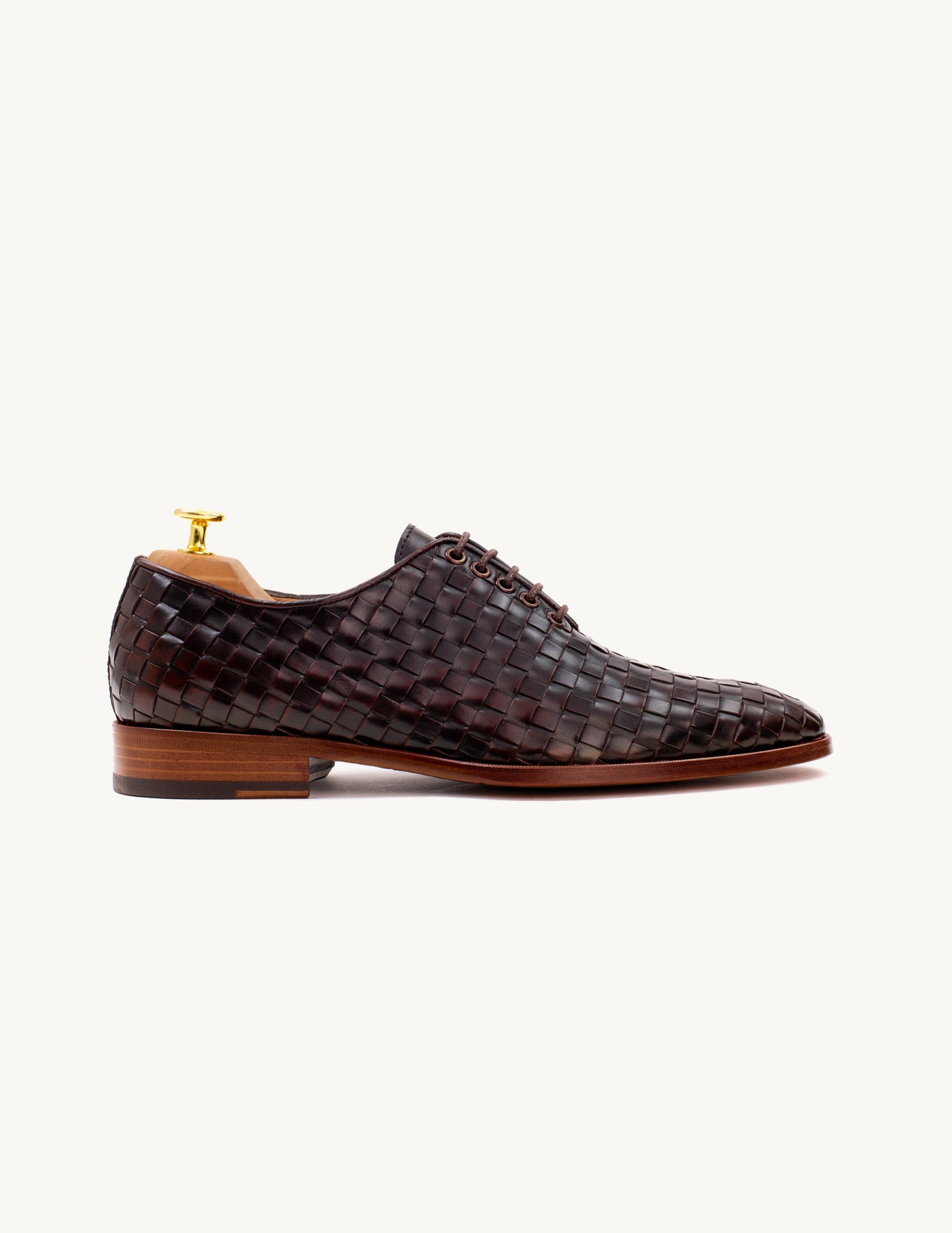 Sapato Oxford Entrancado Paolo Bordeaux