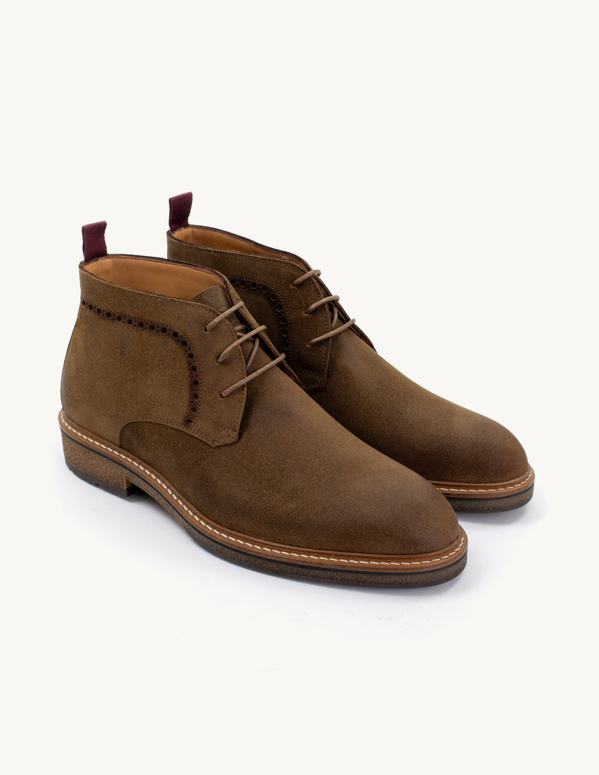 Botas Leo Castanho Camurça
