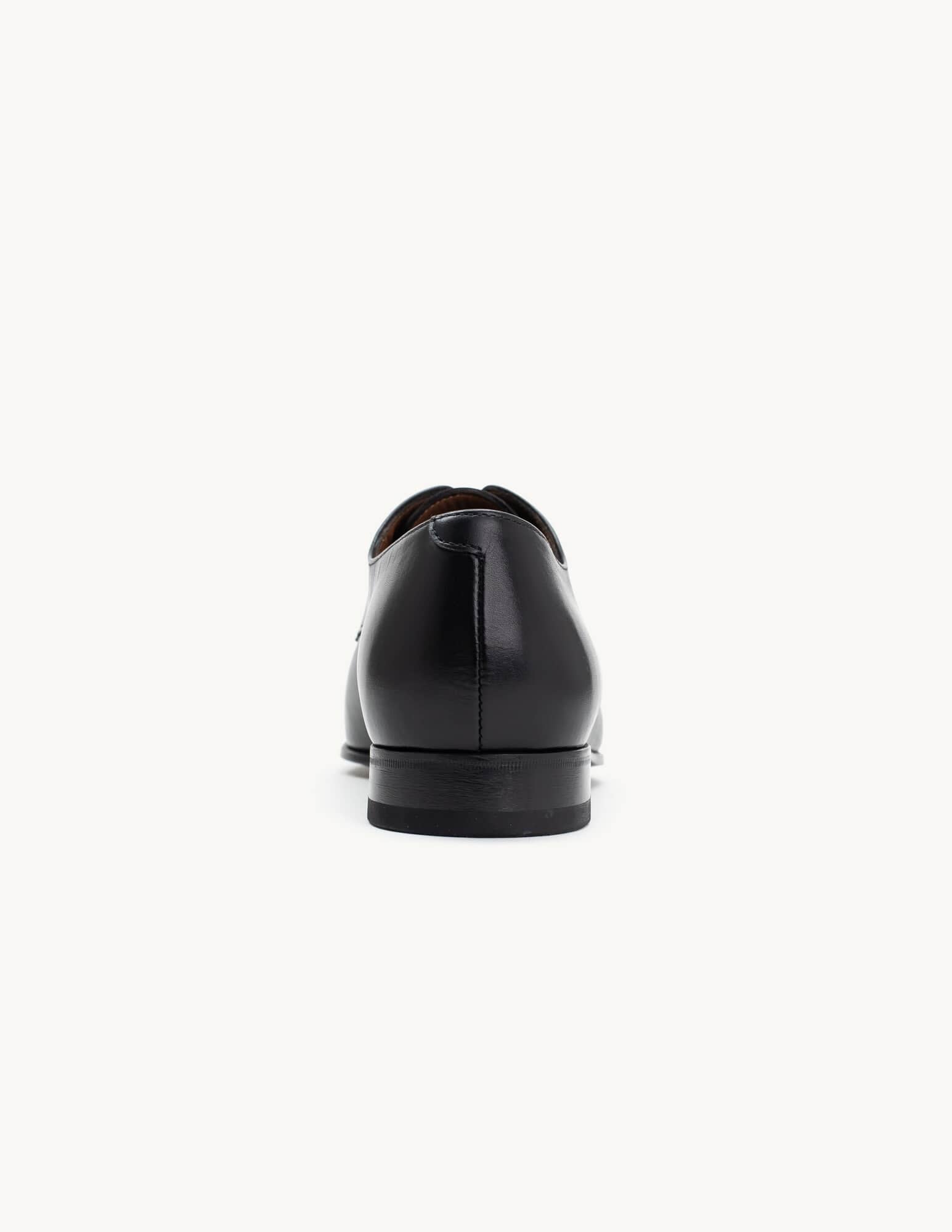 Leonel Black Derby Shoe