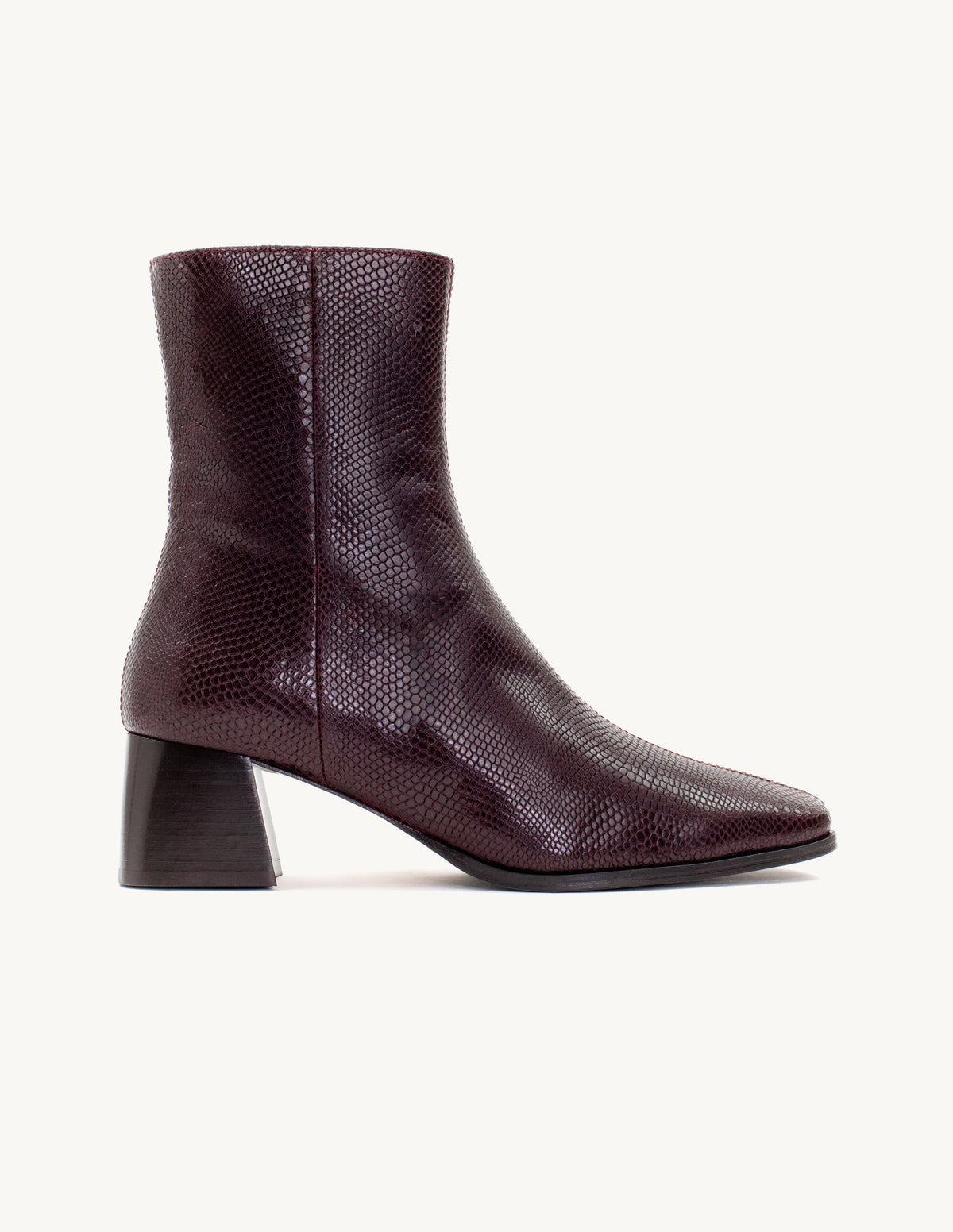Bordeaux Lizard Bella boots