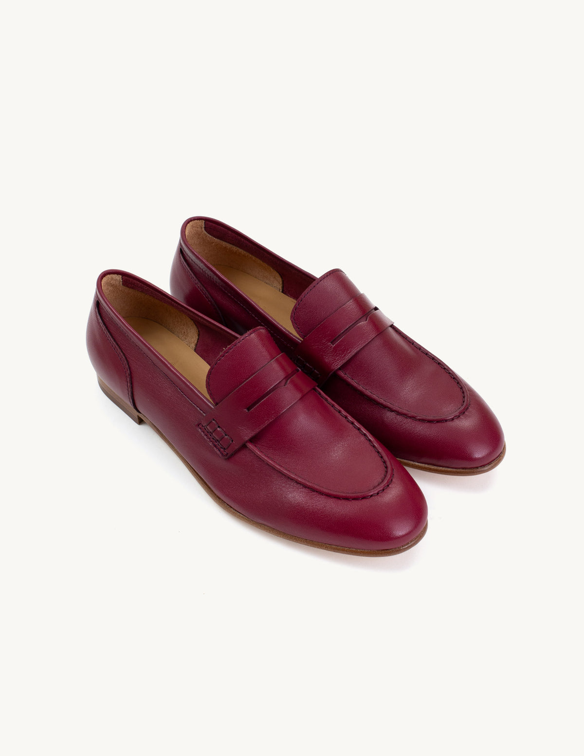 Cecília Red mocassins