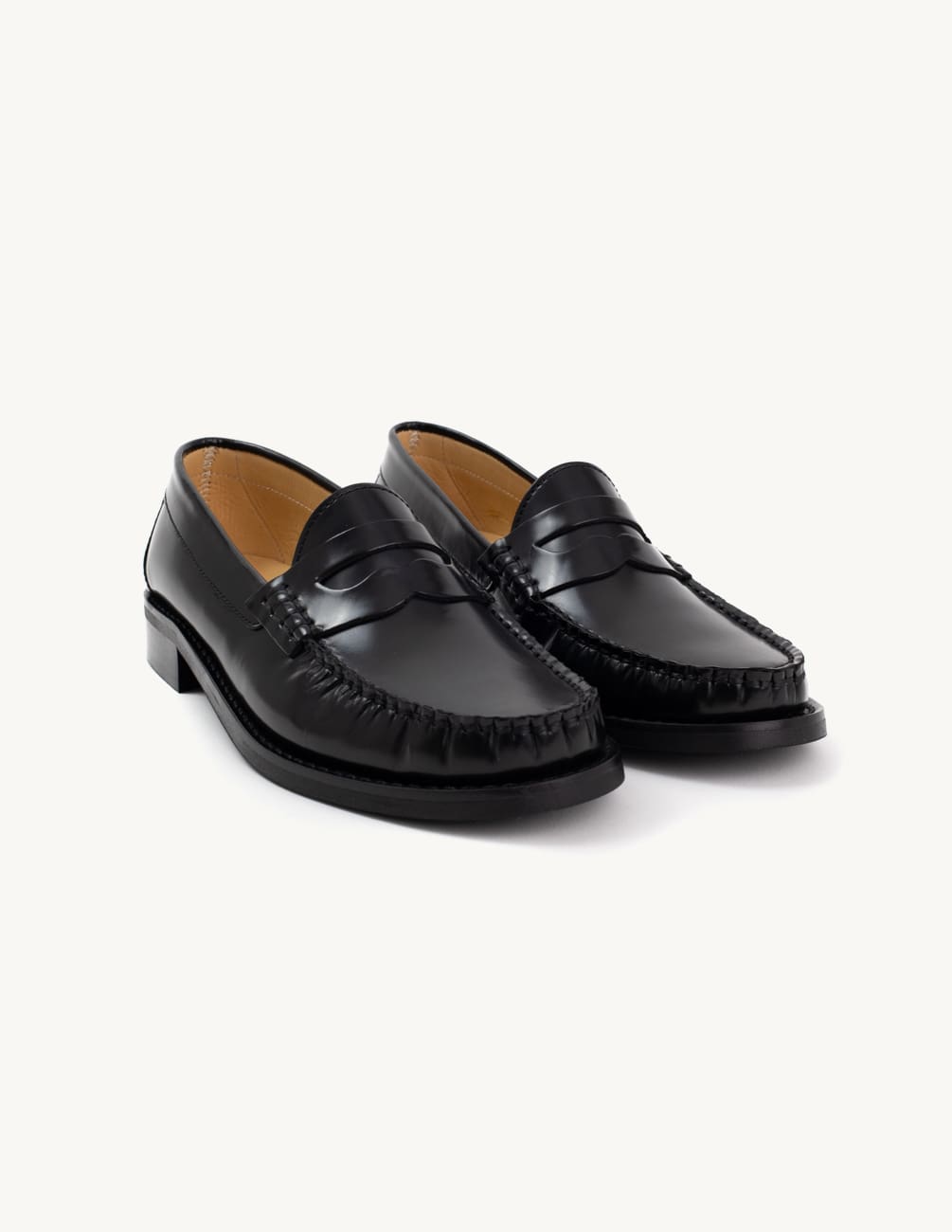 Penny Loafer em preto polido | Sapataria do Carmo