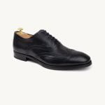 Sapatos Oxford com Brogues confortáveis - feitos à mão e em pele genuína.