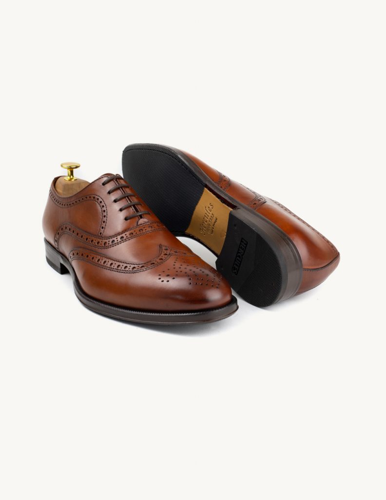 Oxford cognac homem