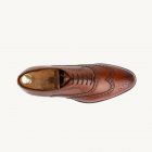 Oxford full brogue castanho homem