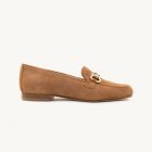 Mocassim Gucci camurça castanho