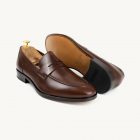 Penny loafer castanho homem