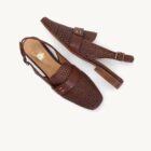 Flat Burgundy sandal