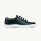 Sneakers verde em pele genuina