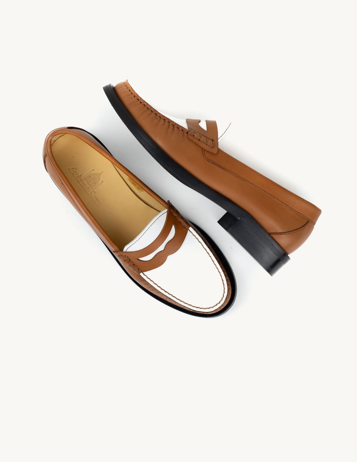 Loafer bicolor made in Portugal