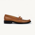 loafer camel & branco pele