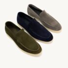 Loafers homem camurça